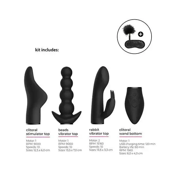 Shots Switch Pleasure Kit 6 Shots America Vibrators Shots Switch Pleasure Kit 6 Shots America Vibrators