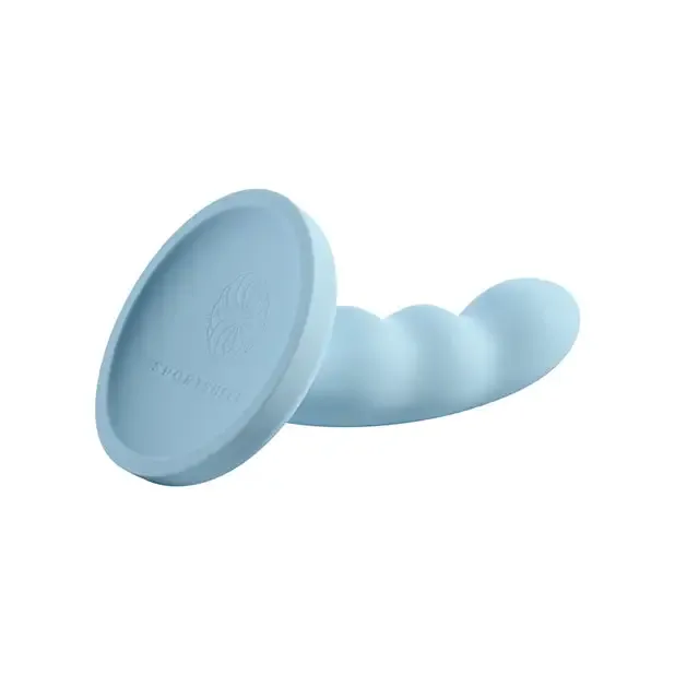 Sportsheets Sportsheets Merge Collection Jaspar 6 in Silicone GSpot Dildo with Suction Cup Aqua Female Sex Toys Sportsheets Sportsheets Merge Collection Jaspar 6 in Silicone GSpot Dildo with Suction Cup Aqua Female Sex Toys