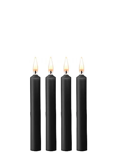Teasing Wax Candles Small 4 Pack Paraffin Black HonourSkintwocom Anal