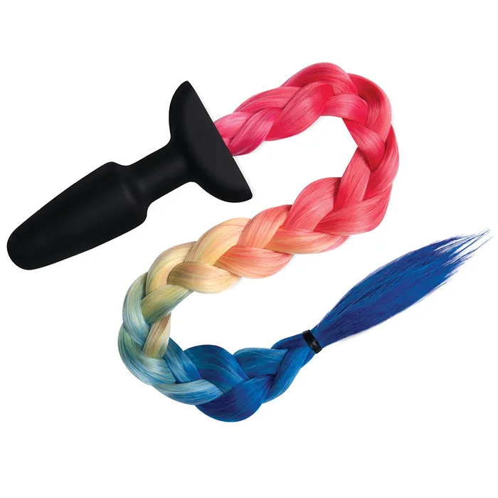 XGen Anal WhipSmart 35 Inch Rainbow Tail Plug