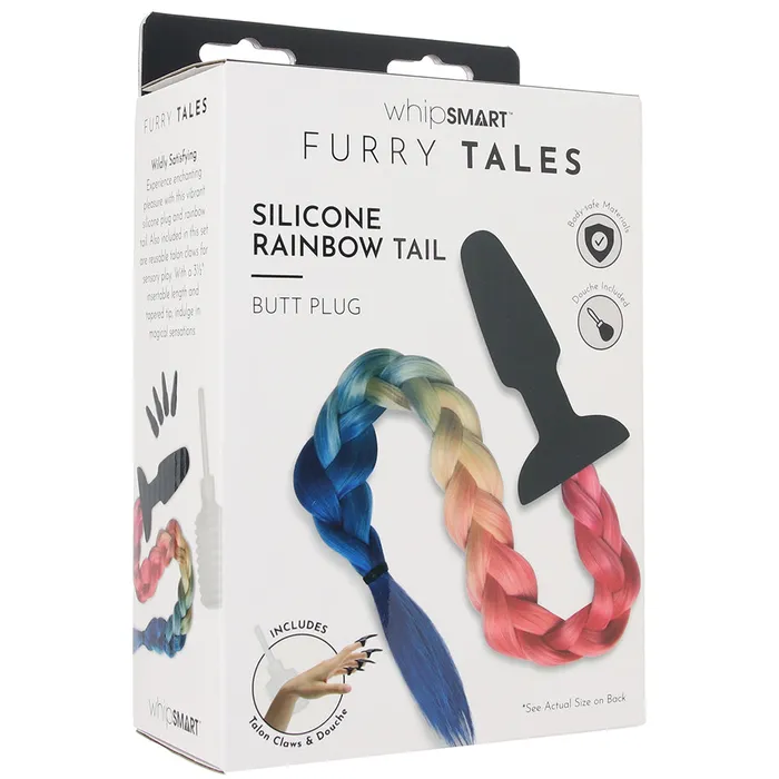 XGen Anal WhipSmart 35 Inch Rainbow Tail Plug