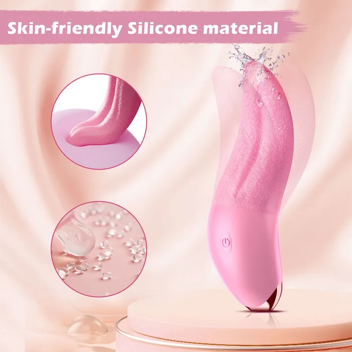 Amovibe Female Sex Toys Tongue Vibrator