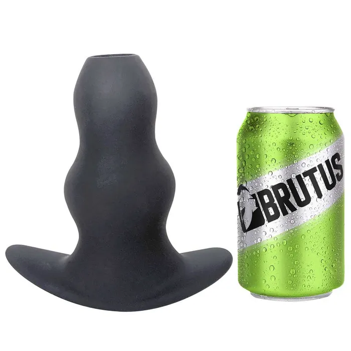 BRUTUS Brutus Ergo Bum Silicone Tunnel Butt Plug XXL Black Anal