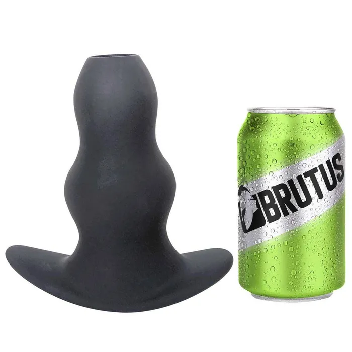 BRUTUS Brutus Ergo Bum Silicone Tunnel Butt Plug XXL Black Anal