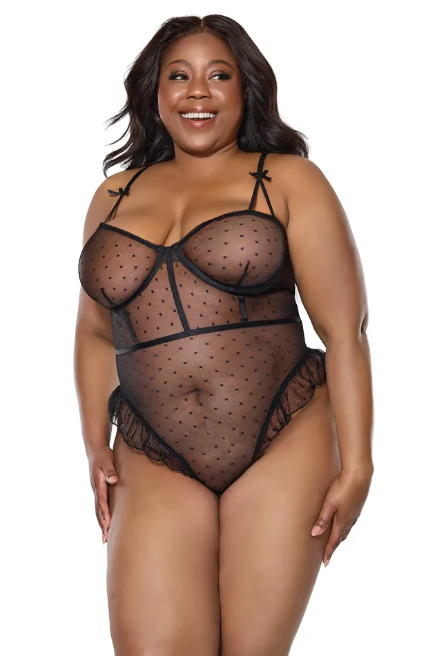 Coquette 25109 PLUS Teddy Black Coquette Anal
