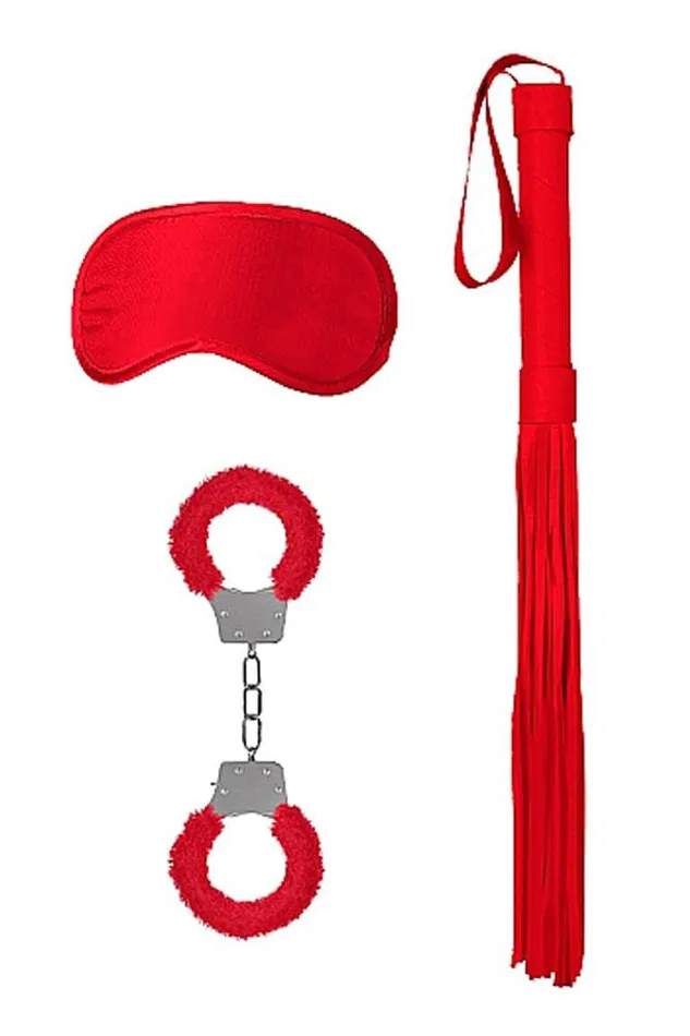 Couples Shots Toys Ouch by Shots Toys Introductory Bondage Kit 1 Red