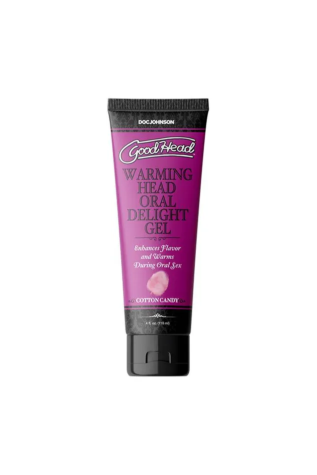 Doc Johnson Doc Johnson GoodHead Warming Oral Delight Gel Cotton Candy 4 oz Enhancers Doc Johnson Doc Johnson GoodHead Warming Oral Delight Gel Cotton Candy 4 oz Enhancers