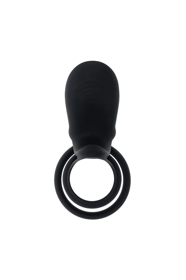Evolved Couples Playboy Just Right Vibrating Cock Ring Black