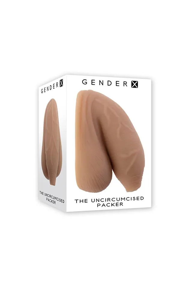 Evolved Gender X Uncircumcised Packing Penis Various Colors Male Sex Toys