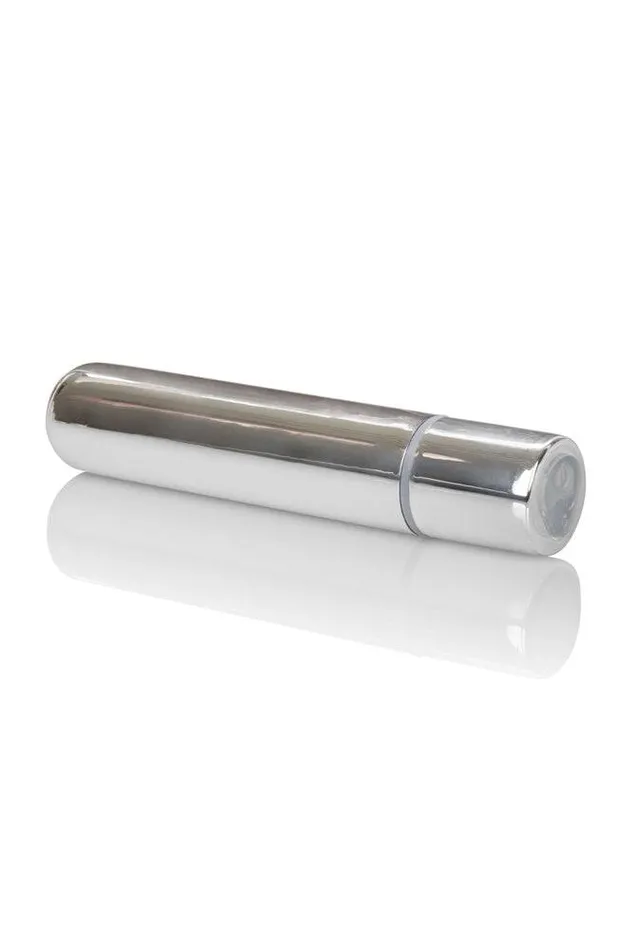 Female Sex Toys Cal Exotics Cal Exotics Rechargeable Bullet Vibrator Silver