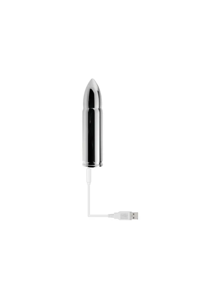 Female Sex Toys ZERO TOLERANCE Zero Tolerance Full Metal Love Bullet Vibrator Silver