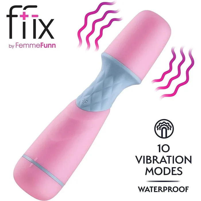 Femme Funn FFIX Mini Wand Massager Pink Femme Funn Vibrators
