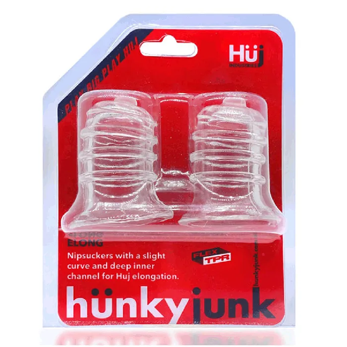 HunkyJunk Anal HunkyJunk Elong Wide Base Nipsucker Clear