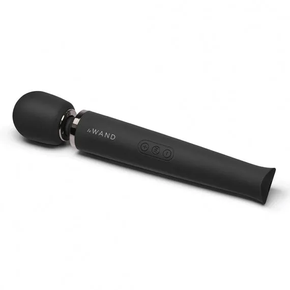 Le Wand Original Rechargeable Wand Massager Black LE WAND Vibrators
