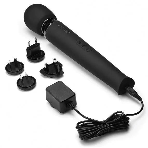 Le Wand Original Rechargeable Wand Massager Black LE WAND Vibrators