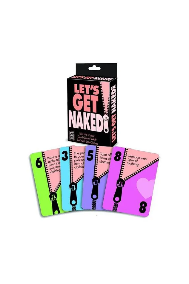 Little Genie Lets Get Naked Strip Card Game Little Genie Games