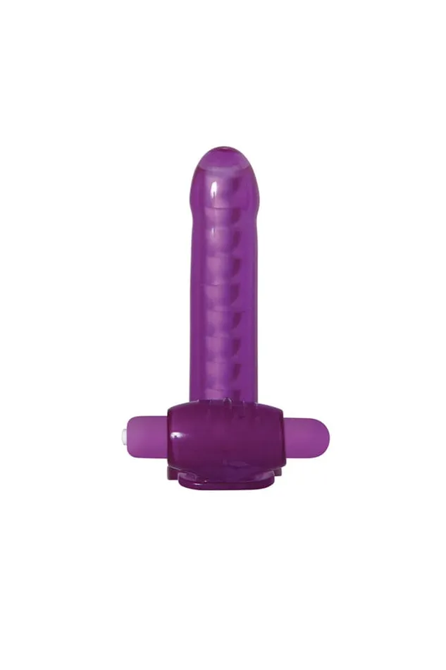 Male Sex Toys Adam Eve Adam Eve DP Fantasy Cock Ring Purple