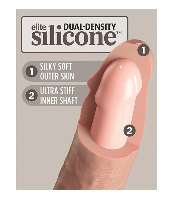 PipeDream Female Sex Toys Dual Density Vibrating Silicone Dildo 7