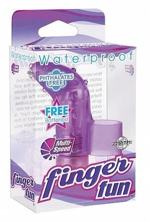 Pipedream Vibrators Pipedream Waterproof Finger Fun Purple