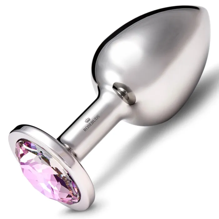 Rosebuds Rosebuds Stainless Steel Butt Plug Large Spring Anal
