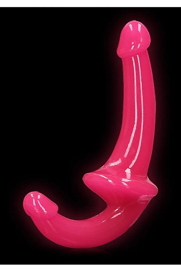 Shots Toys Female Sex Toys Shots Toys RealRock 6 Glow in the Dark Strapless StrapOn Assorted Colors