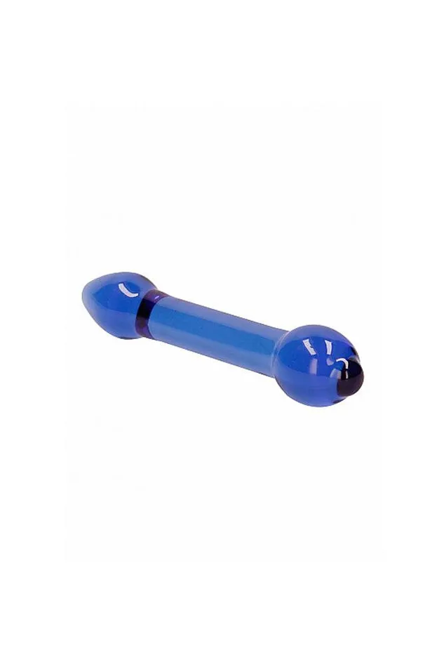 Shots Toys Shots Toys Chrystalino Treasure Glass Dildo Blue Dildos