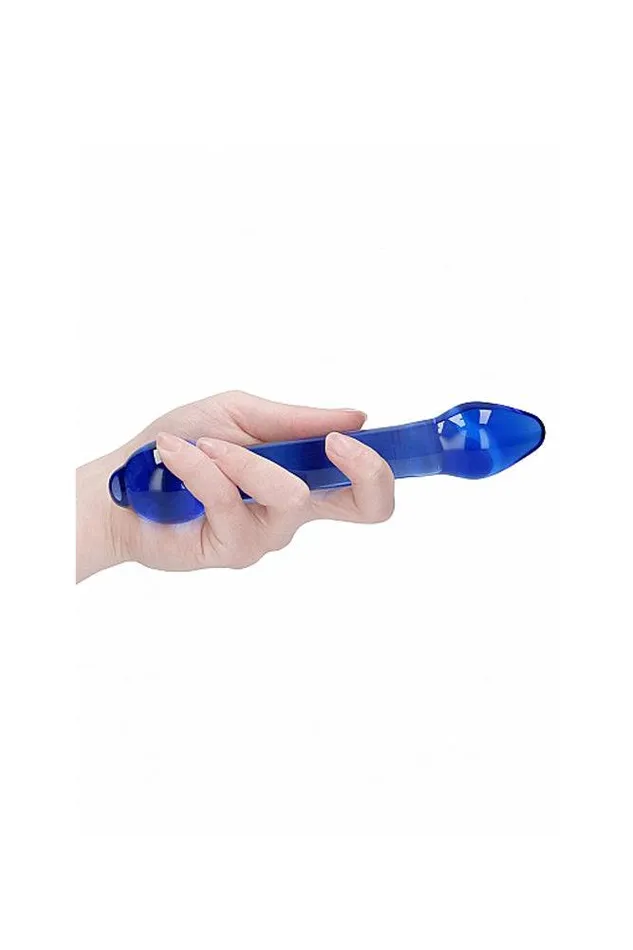 Shots Toys Shots Toys Chrystalino Treasure Glass Dildo Blue Dildos