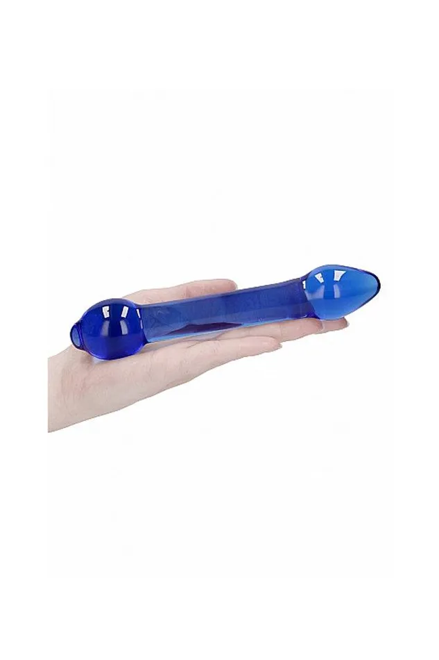 Shots Toys Shots Toys Chrystalino Treasure Glass Dildo Blue Dildos
