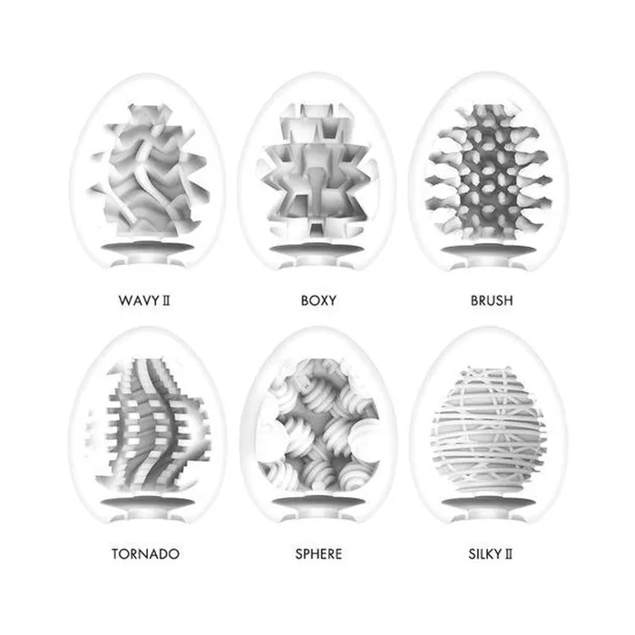 TENGA Egg Variety Pack Standard Penis Strokers 6 Pack Tenga Male Sex Toys
