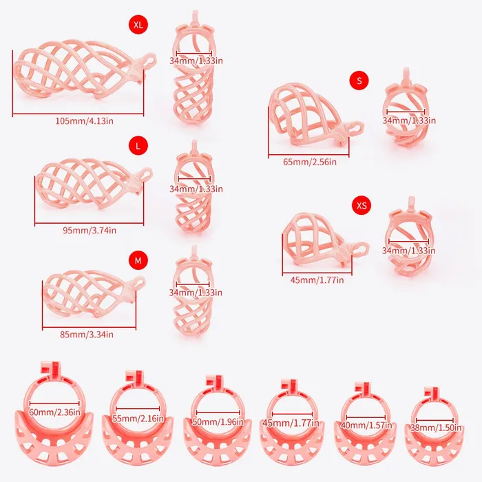 Twisted Manhood ErgoMe Shell 3D Printed Chastity Oxyshop Male Sex Toys