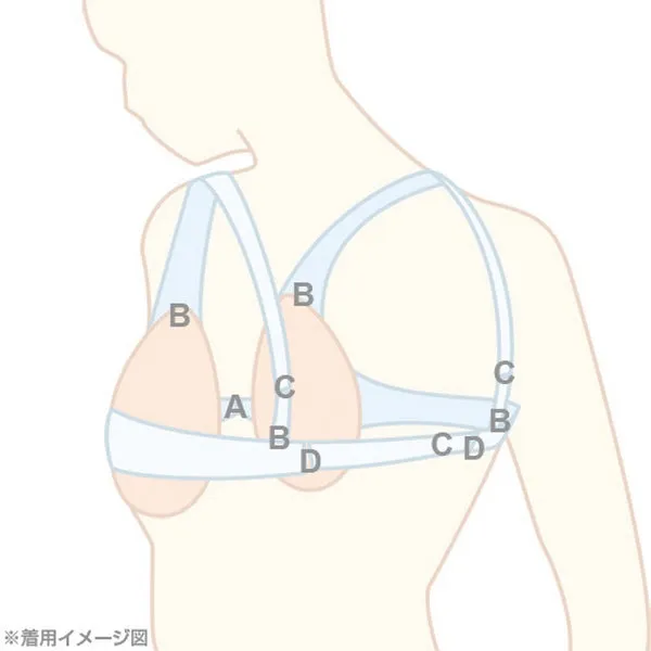 UTOO UTOO Silicone Breasts With Straps C Cup Male Sex Toys