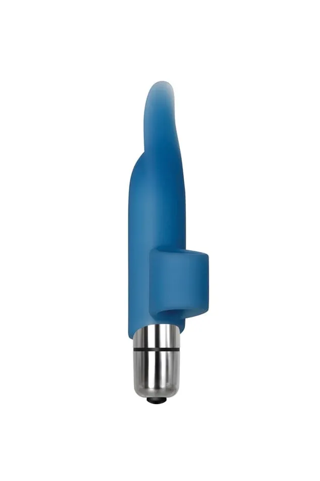 Vibrators Adam Eve Adam Eve Blue Dolphin Finger Vibe