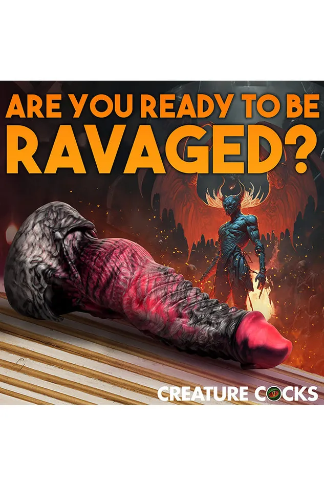XR Brands Creature Cocks Hades Silicone Dildo Multicolour Various Sizes XR Brands Dildos