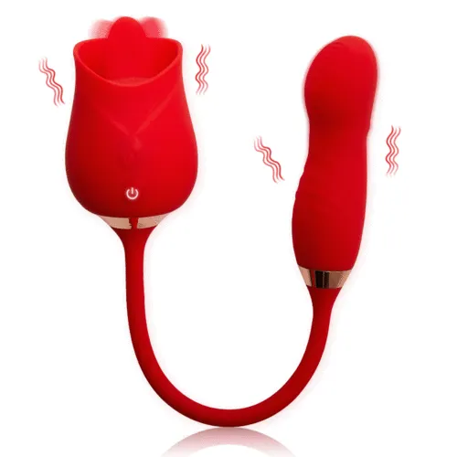 Acmejoy Multifunctional Vibrator Rose Clit Licking Vibrating Stimulator AcmeJoy Female Sex Toys Acmejoy Multifunctional Vibrator Rose Clit Licking Vibrating Stimulator AcmeJoy Female Sex Toys
