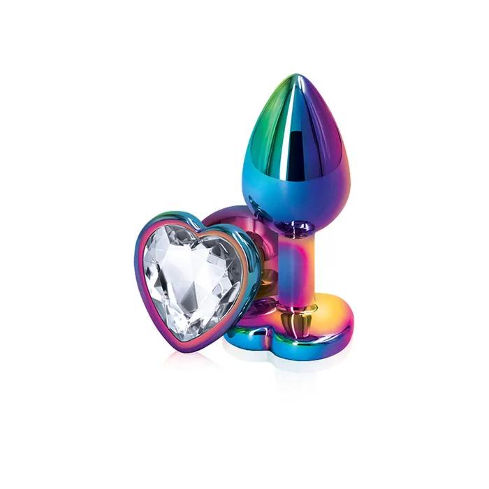 Anal nsnovelties Rear Assets Multicolor Heart Small Clear