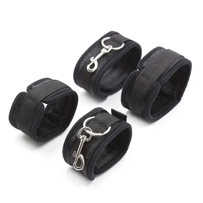 Couples LAZADASEXTOYS BDSM Bondage Set Flirting Handcuffs Neck Ankle Erotic Under Bed Bondage Bedroom Restraint Adult Sex Toys For Couples Slave Games