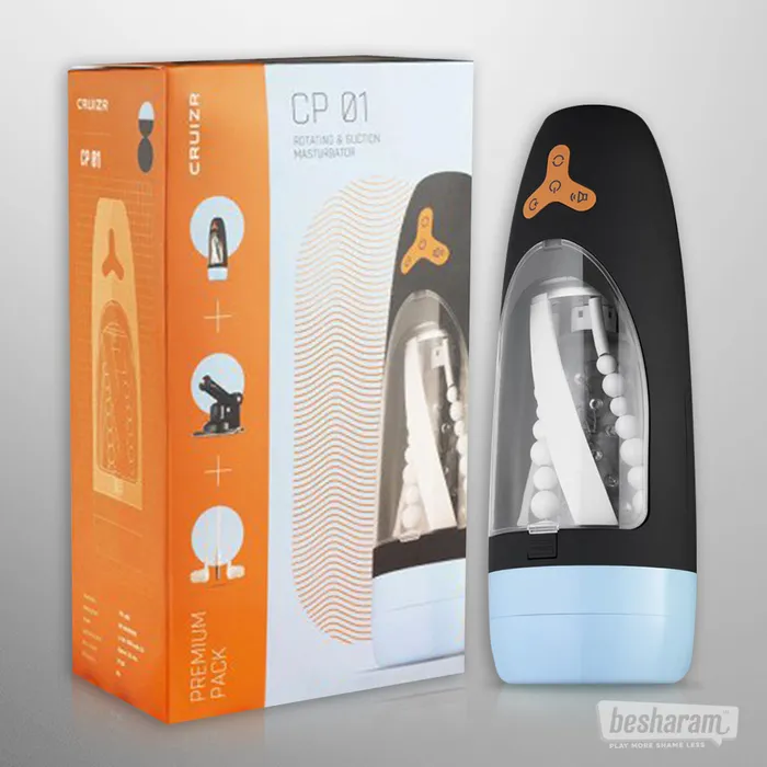 CRUIZR Male Sex Toys CRUIZR Rotating Sucking Automatic Masturbator