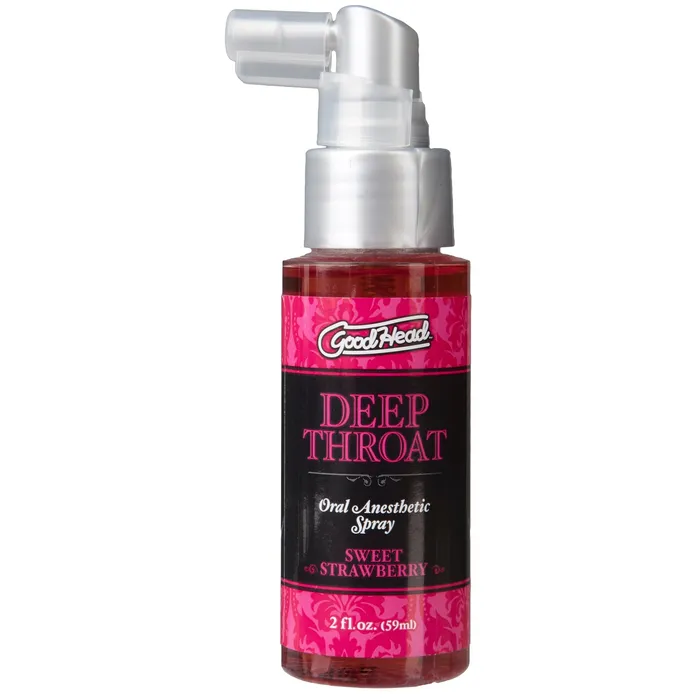 Doc Johnson Male Sex Toys Good Head Deep Throat Spray Sweet Strawberry