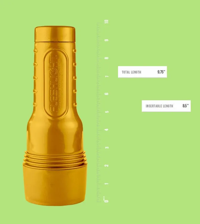 Fleshlight Vibrators Fleshlight Case Gold Fleshlight Vibrators Fleshlight Case Gold