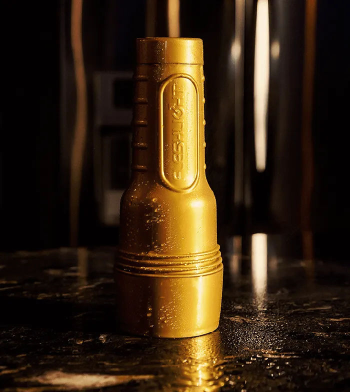 Fleshlight Vibrators Fleshlight Case Gold Fleshlight Vibrators Fleshlight Case Gold