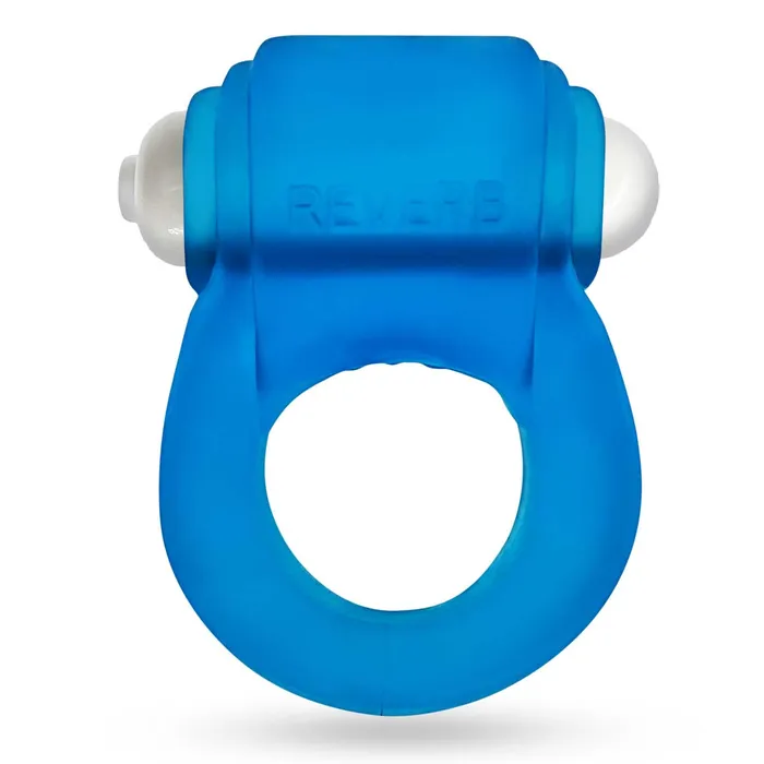 Glowdick Cockring With Led Blue Ice Oxballs Vibrators