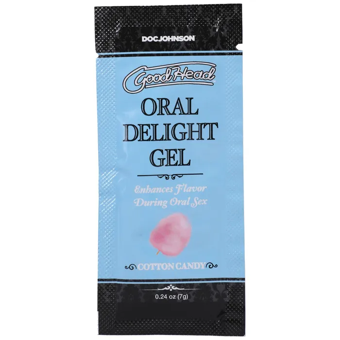 Goodhead Oral Delight Gel Cotton Candy 024 Oz Doc Johnson Enhancers