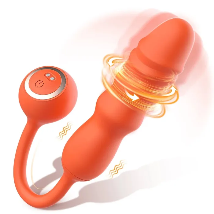 Lovegasm Female Sex Toys Portable Anal Thrusting Vibe Dildo Vibrating Vibrator Automatic