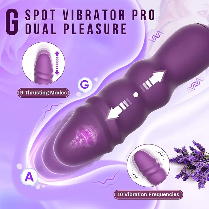 Lovegasm Female Sex Toys Portable Anal Thrusting Vibe Dildo Vibrating Vibrator Automatic