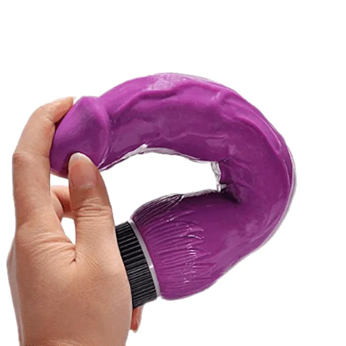 Lovegasm Luxurious Textured Purple VibratorGspot Adult Vibrators