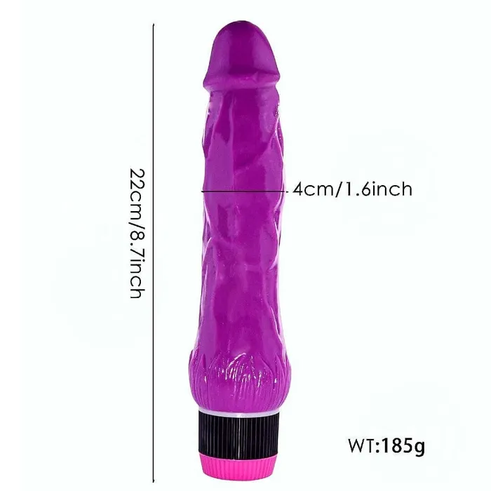 Lovegasm Luxurious Textured Purple VibratorGspot Adult Vibrators