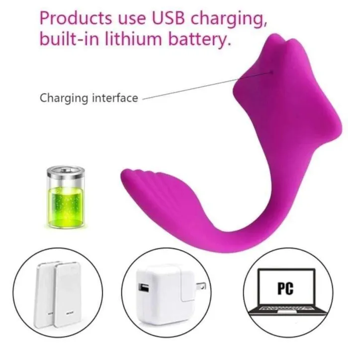 Lovegasm Sensual GSpot Stingray Wearable Clit Underwear Remote Butterfly Vibrator Hands Free Sex Toy Vibrators