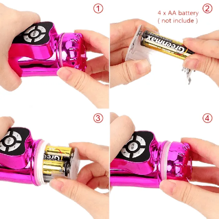 Lovegasm Vibrators Scaly Pleasure 32Frequency Rotating Vibrator GspotRabbit Jack Crystal