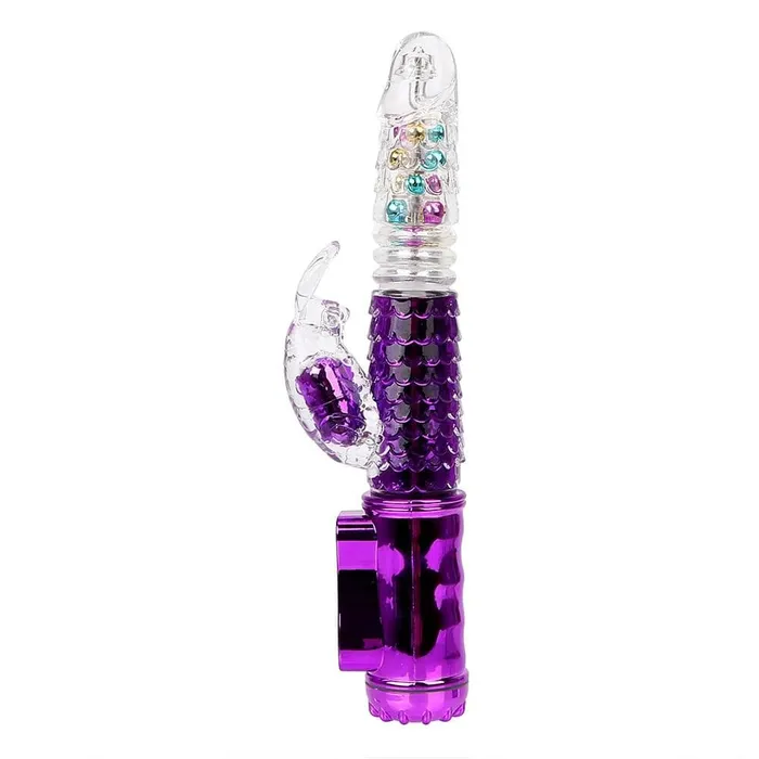 Lovegasm Vibrators Scaly Pleasure 32Frequency Rotating Vibrator GspotRabbit Jack Crystal