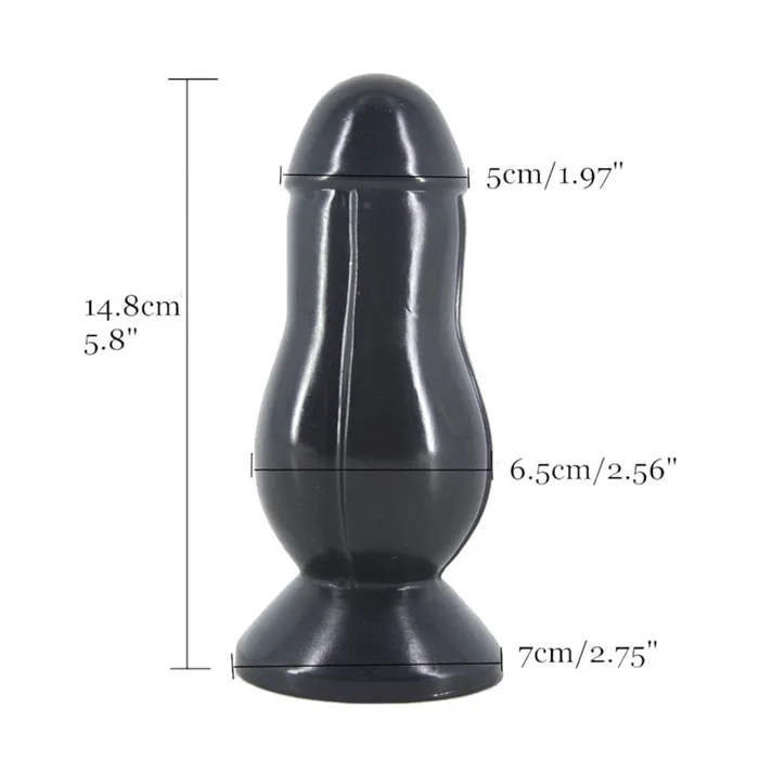 Male Sex Toys Lovegasm Silicone Tricolor Plug Extra Large For Men
